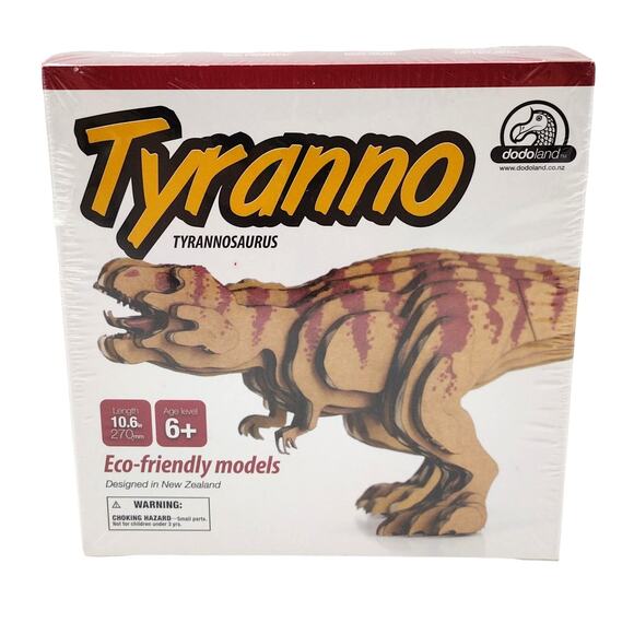 Dodoland Tyranno Tyrannosaurus Rex Dinosaur Eco-Friendly Models Kit Set New - Picture 1 of 6